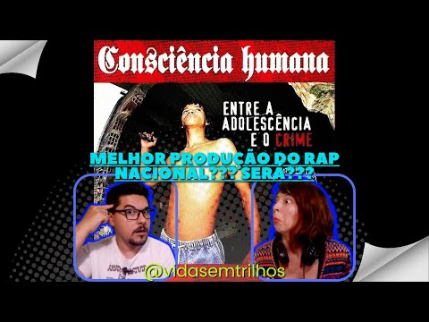 Roqueiros Reagindo a RAP - Consciencia Humana | Lei da Periferia [Primeira Reação Vida Sem Trilhos]