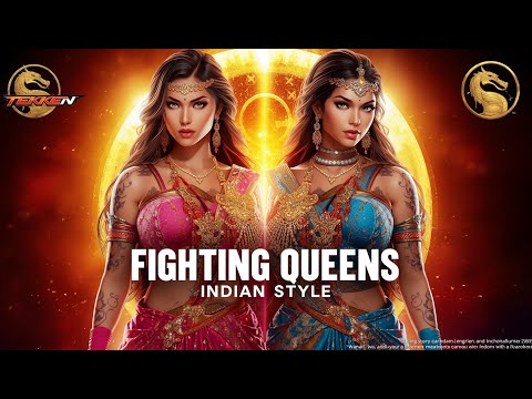 Tekken & Mortal Kombat Girls as Indian Beauties | Festival of Fighters 👑✨