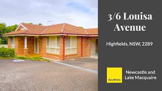 3/6 Louisa Avenue Highfields