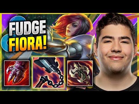 LEARN HOW TO PLAY FIORA TOP LIKE A PRO! - C9 Fudge Plays Fiora TOP vs Gnar! | Patch 11.14