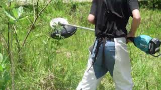 เครื่องตัดหญ้าแบตเตอรี่ MAKITA UR007G 40V.  ความเเรงหายห่วง.