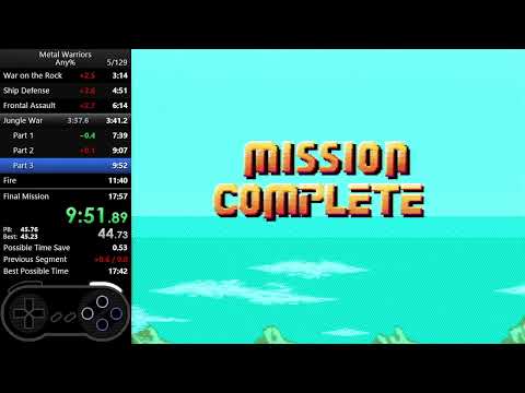 Metal Warriors Speedrun 17:54