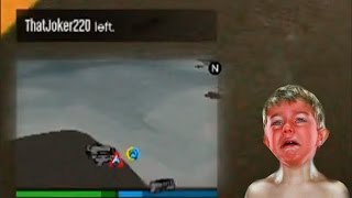 GTA 5 Online - Parkour Deathmatch - KID RAGE QUITS AND CRIES - #161