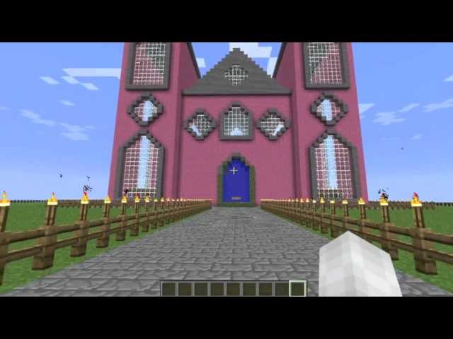 Pink Minecraft Church Minecraft Map