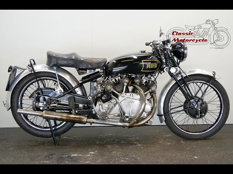 Vincent-HRD Rapide B 1947 998cc 2 cyl ohv - starting up