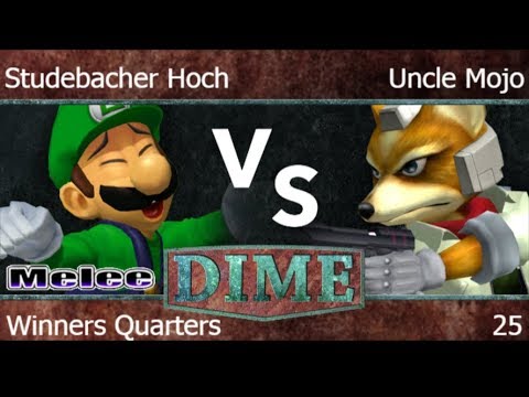 DIME 25 - TLOC | Studebacher Hoch (Luigi) vs FX | Uncle Mojo (Fox) Winners Quarters - Melee