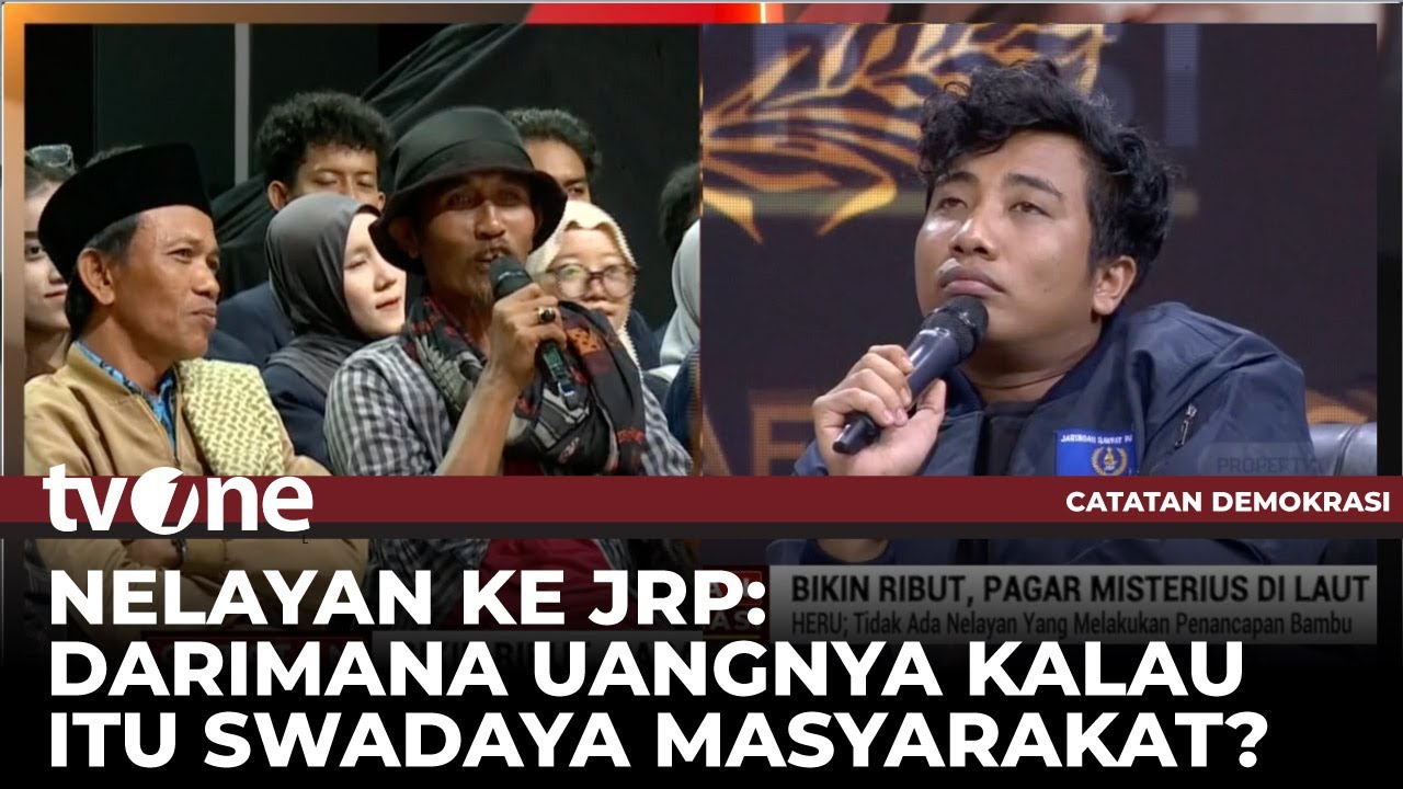 Gelagat dan Jawaban JRP saat Dicecar Terkait Polemik Pagar Laut | Catatan Demokrasi tvOne