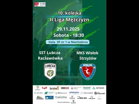 🏐 SST Lubcza Racławówka - Wisłok Strzyżów -  - II ligi Polska Siatkówka