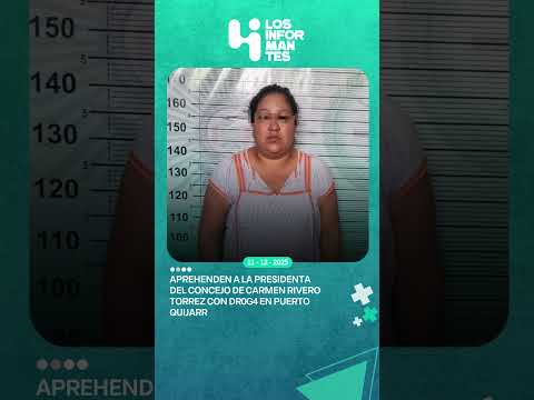 Aprehenden a presidenta del Concejo de Carmen Rivero Torrez con pasta base y marihuana