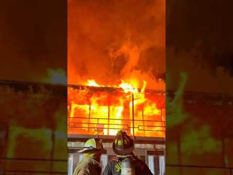 Historic Maggie Valley, NC hotel destroyed by fire #wnc #maggievalley