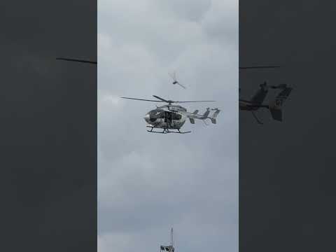 Mulher de Mombaça (CE) é transferida de helicóptero para o Hospital Regional do Cariri após acidente