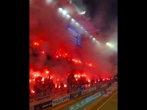 IFK Göteborg pyroshow vs GAIS 30.09.2024 #ultras #ultrasworld #pyroshow #hooligansworld #football