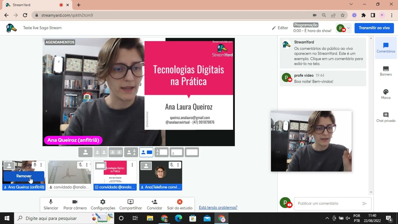 Como usar a função convidados no Streamyard #06 Domine o Streamyard - transmita vídeos ao vivo