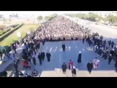 ⁣مشاهد من التشييع الرمزي للسيدة الزهراء عليها السلام اليوم ۱۰جمادی الاول ۱۴۴۲في البصرة