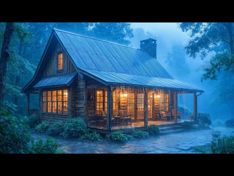 10 Hours of Relaxing - Rain for Deep Sleep & Insomnia Relief | Heavy Rain Sounds at Night 🌧️