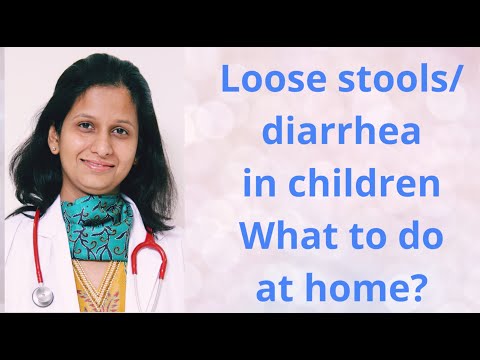 Loose stools/ diarrhea in children - What to do at home?