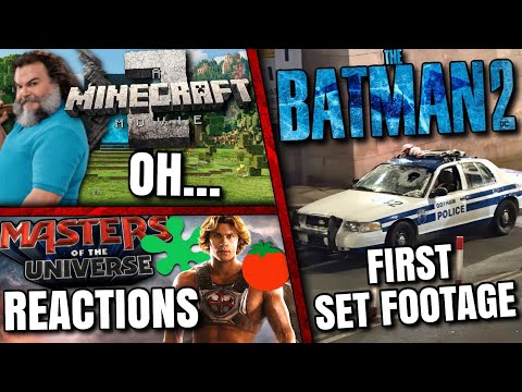 The Batman 2 Set Video, Minecraft 2 Photos, He Man First Reactions & MORE!!
