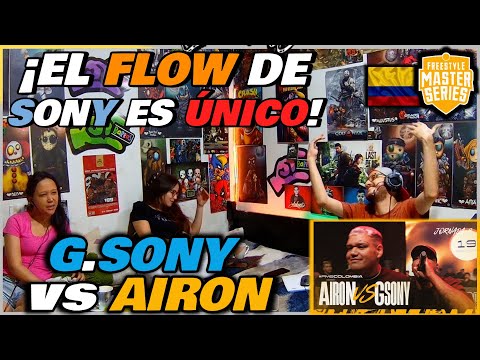 🔴COLOMBIANOS REACCIONAN a G SONY vs AIRON - ¡EL FLOW DE SONY ES ÚNICO! [FMS COLOMBIA 2025]