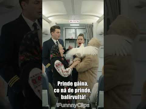 Bătrânii care au luat găina în avion au fost dați afară în zbor! (part 1) #shorts #aventură #funny