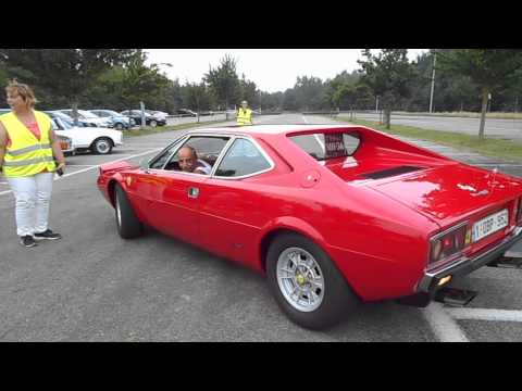 Ferrari Dino 208 GT-4 on oldtimer meeting at genk