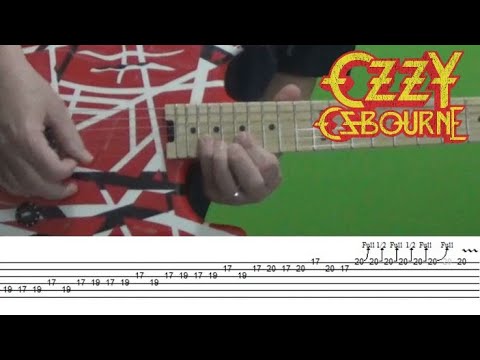Ozzy - Diary of a Madman (solo) - Guitar Lesson with Tabs. Music Theory/Scales Included!