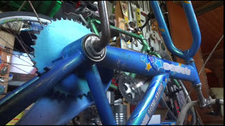 How to Remove a One-Piece Crank from a Bicycle / Bike - Step by Step Instructions