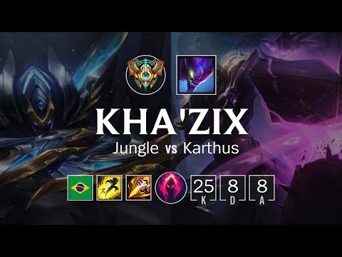 Kha'Zix Jungle vs Karthus - BR Challenger Patch 8.23