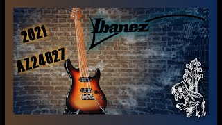 Video thumbnail for Ibanez 2021 AZ24027 7 string!!! first demo by Paul Glover by Paul Glover