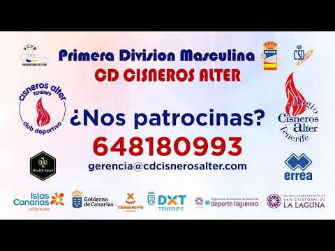 2020-11-21 PRIMERA DIVISION MAS: Cisneros Alter Voleibol - CV Roquetes