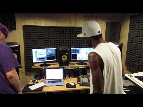 Detain The Definition with hip-hop music producer Waterman @ Waterman Production Studios