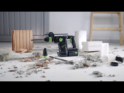 Akumuliatorinis kombinuotas perforatorius KHC 18 EB-Basic video