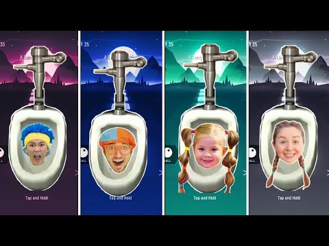 Tiles hop - Skibidi Dbillion vs Skibidi Blippi vs Skibidi Diana vs Skibidi Oliver mom