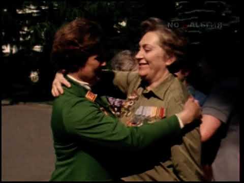 Москва. Встреча женщин-снайперов, участниц Великой Отечественной войны 1.08.1978