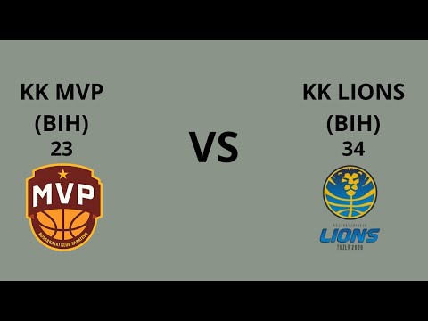 KK MVP 23 - 34 KK LIONS 19.04.2025 (U13) PULUFINALE TURNIRA BASKETKUP