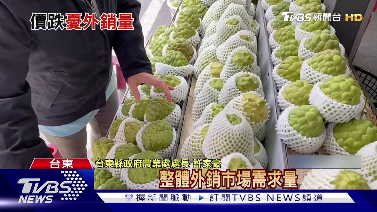 銷陸沒禁!鳳梨釋迦傳價崩 台東縣府駁斥