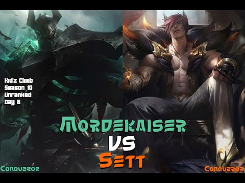 Mordekaiser Vs Sett Ranked Climb Day 6, Win Lane Lose Game