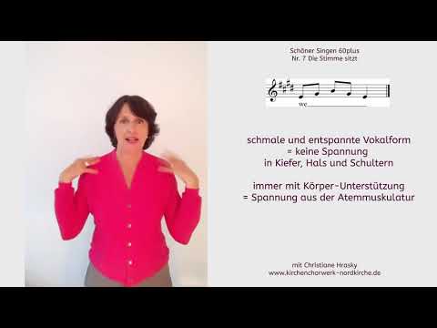 Schöner Singen Nr. 7: Die Stimme sitzt. - Die wohlklingende und sichere Verortung der Stimme.