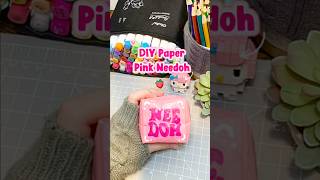 DIY Paper Needoh Squishy!! 💖 #shorts