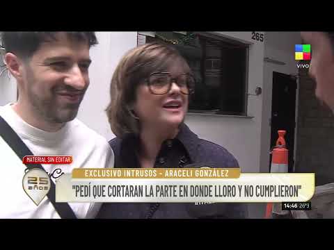 💣 ARACELI GONZÁLEZ TRAS EL LLANTO CON MIRTHA: "Pedí que lo cortaran pero no lo hicieron" - EXCLUSIVO