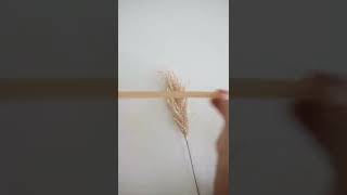 DIY paper pampas grass