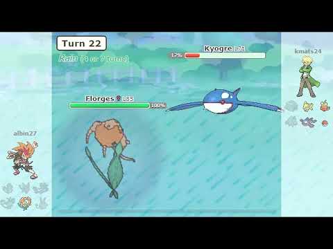 Pokémon Florges vs Kyogre | Random Battle