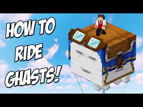 How to Ride Ghasts in Minecraft