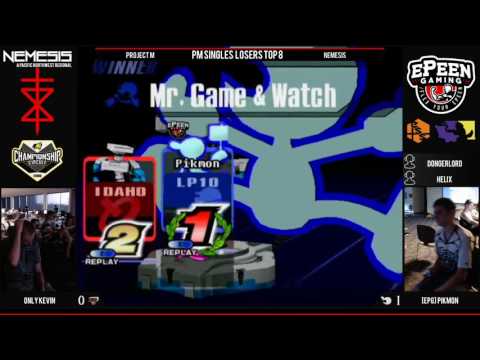 NEMESIS - Only Kevin (ROB) Vs. [ePG] Pikmon (Mr. GnW) - Project M (Losers Top 8)