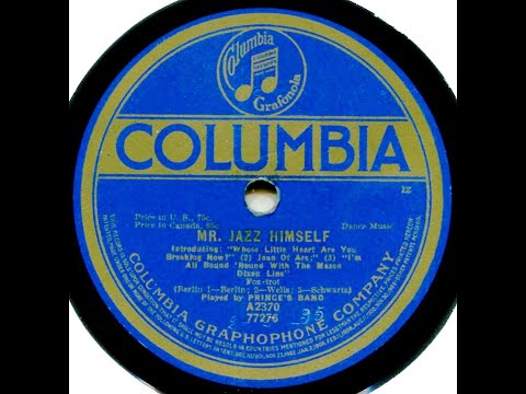Mr. Jazz Himself (Berlin)--Prince's Band, 1917