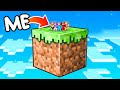 Minecraft But We Re On ONE HUGE BLOCK