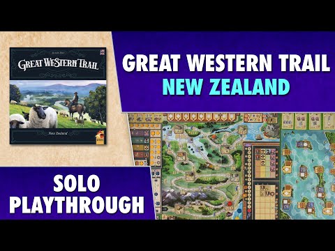 Great Western Trail: New Zealand - Solo Playthrough