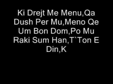 M KinG Ft. Atdheu &TG - Gangsta  (with lyrics)