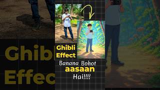 How to Create Ghibli Effect for FREE without Chat GPT | Trending Ghibli Effect #ghibli #trendingedit