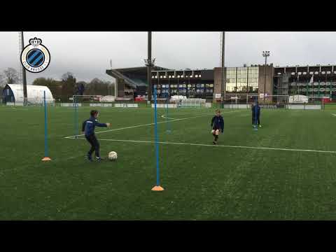 1v1 // snelheid vanuit balaanname // Club Brugge U9 // maart 2019