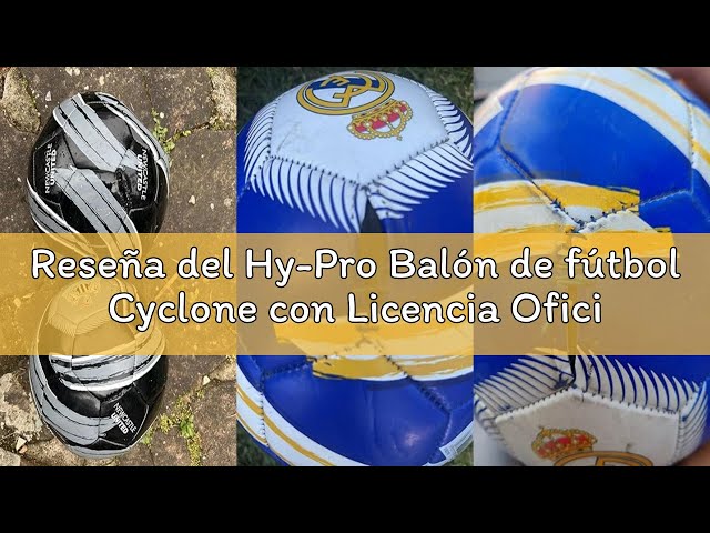 Vídeo relacionado con Hy-Pro Balón de fútbol con Licencia Oficial del FC Barcelona Cyclone | Talla 5, Barca, Entrenamiento, Partido, mercancía, Coleccionable para niños y Adultos